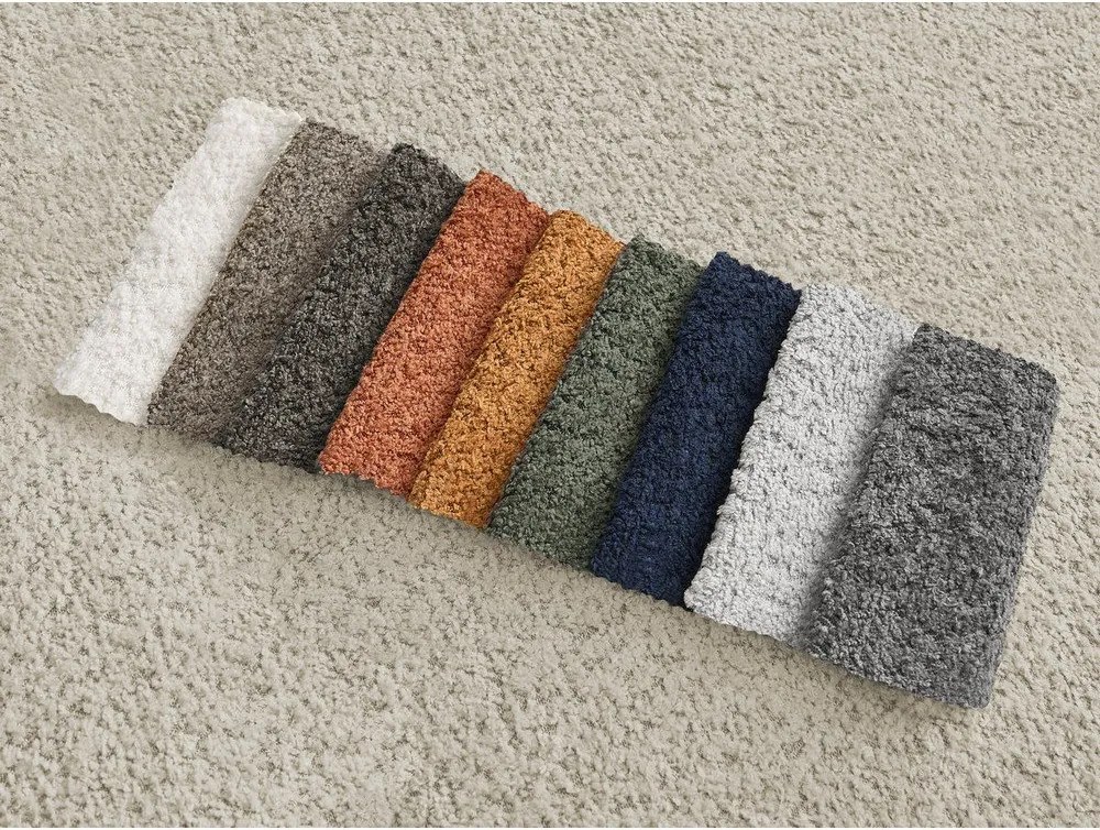 Bézs buklé kanapé 234 cm Azra – Bobochic Paris