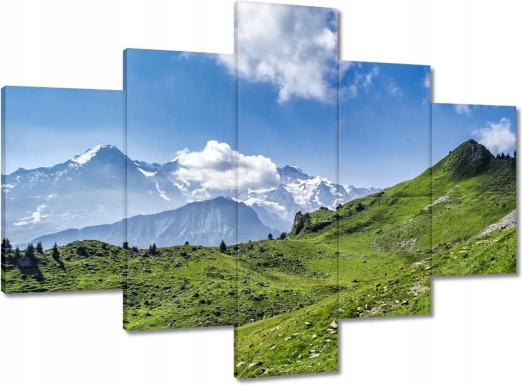 Festmények 100x70 Gyönyörű hegyi táj