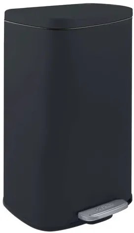 Spirella Spirella pedálos szemetes akira matt fekete acél soft-close 30 l 10.21568
