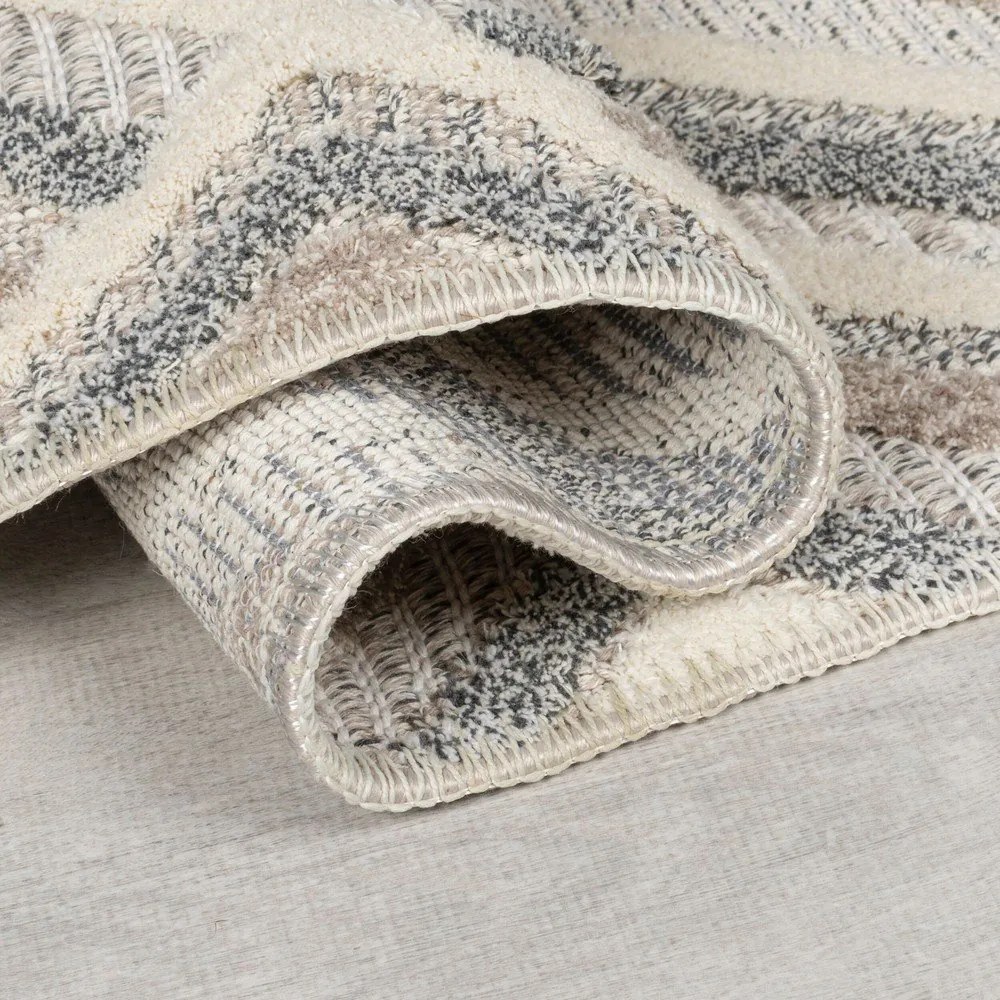 Szürkésbézs mosható szőnyeg 78x150 cm Beckett – Flair Rugs