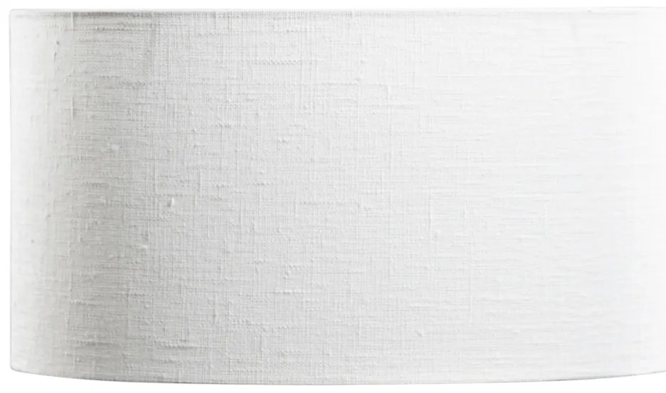 Fehér ovális lenvászon lámpabúra 35/23/18