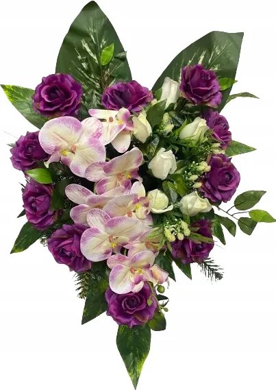 Lila Szív Alakú Nád, Sírdísz Szív Alakú Emlékműhöz