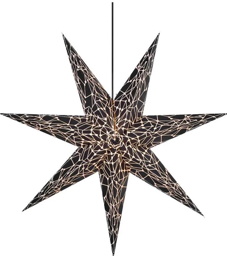 Fekete karácsonyi fénydekoráció Karla – Markslöjd