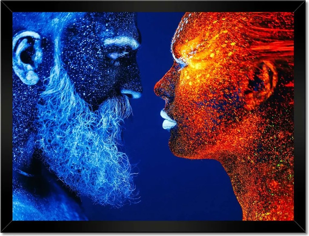 Poszterek keretben 40x30 Hideg Ő forró szex