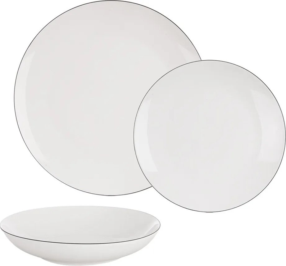 New bone china étkészlet 18 db-os Decora – Orion