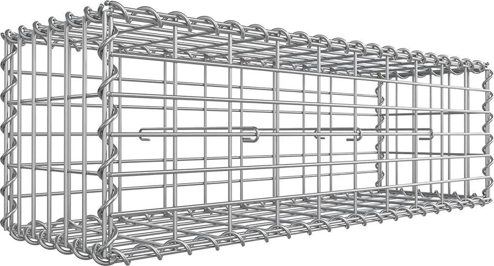 Gabion kosár, fém gabion ketrec 100 x 30 x 30 cm