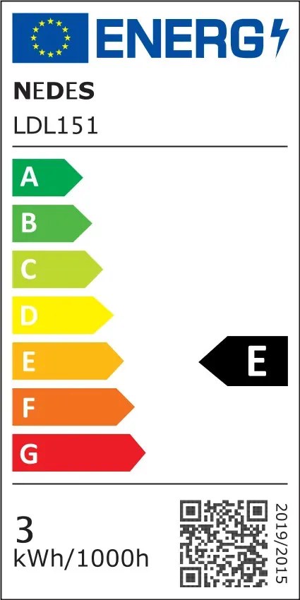LED fény 3W / IP44 / DR01 / SMD / 4000K / WH - LDL151