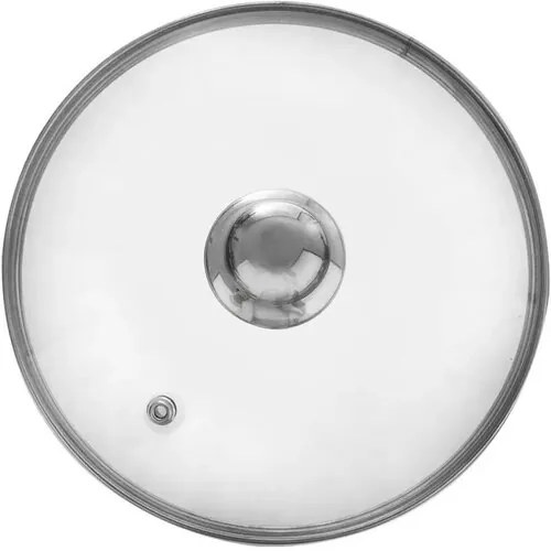 Orion Üveg fedél rozsdamentes fogantyúval, átmérő22 cm, 22 cm