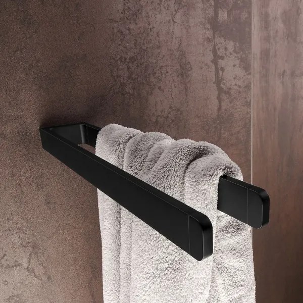 NIMCO MAC 29098-90 - Fali törölközőtartó MAYA 37 cm matt fekete