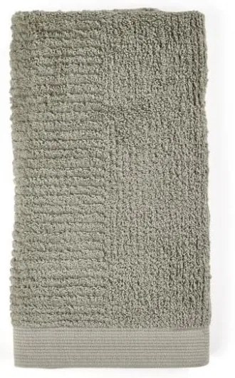 Classic Eucalyptus szürkészöld pamut törölköző, 50 x 100 cm - Zone