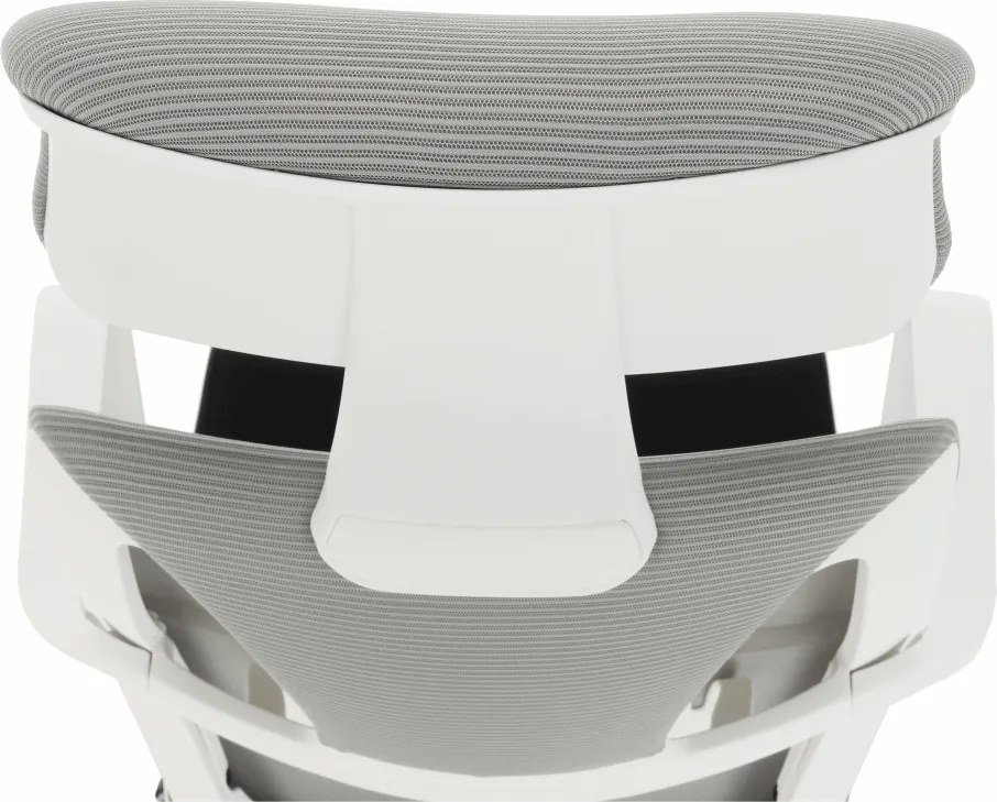 Irodai szék, szürke/fekete/fehér, TAXIS