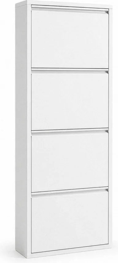 Fém cipősszekrény, fehér, 50 cm – TR307GLM1137