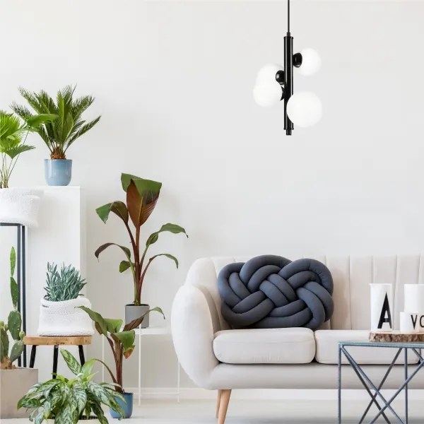 Csillár zsinóron LARRY 4xG9/15W/230V