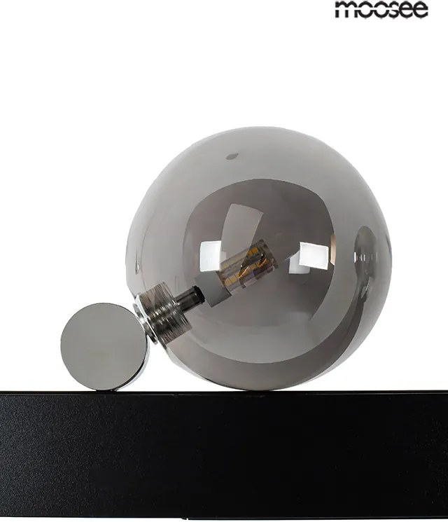 KING HOME MSE010100270 LINEAL Modern Függesztett Lámpa Fekete G4 IP20