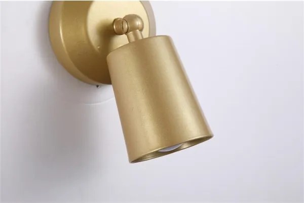 Searchlight 23340GO - LED, dimmelhető, újratölthető fali lámpa CONE LED/1,5W/5V arany