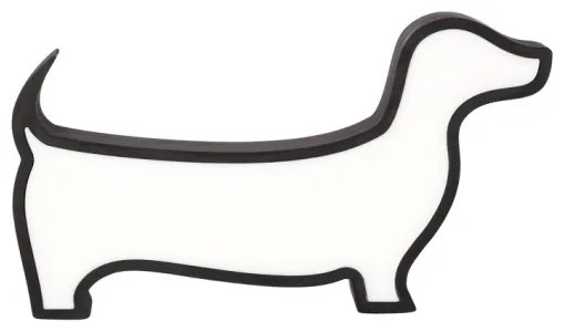 LED gyermek asztali lámpa DOG LED/12W/230V fekete