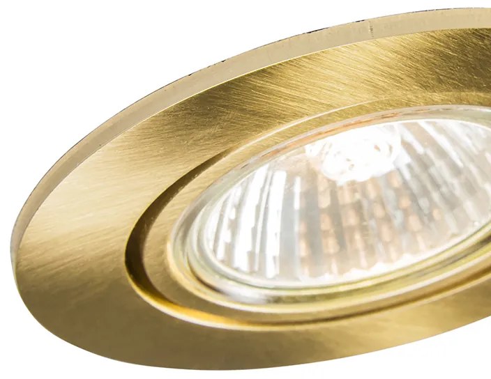 Okos, süllyesztett, dönthető spotlámpa arany színben, Wifi GU10-zel - Cisco