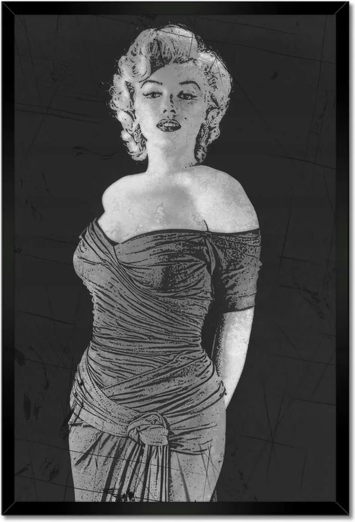 Poszterek keretben 40x60 Marilyn Monroe Színésznő