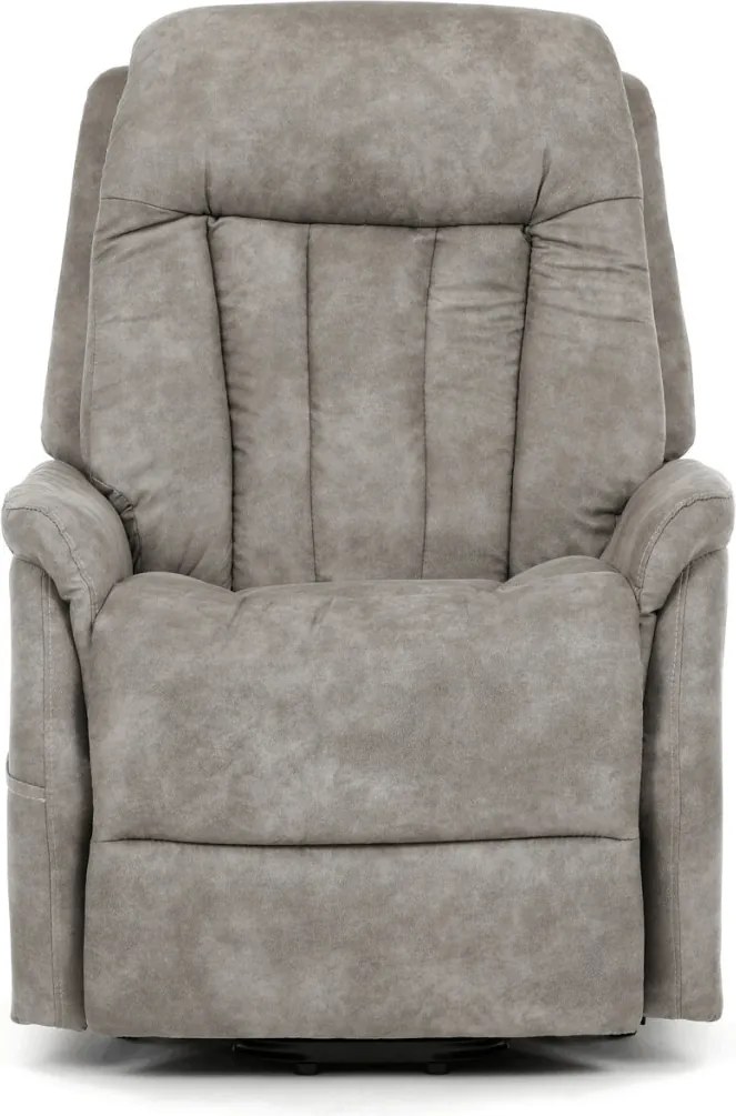 Elektromos relax fotel állítható háttámlával szürke vintage szövet TV-Q8575 GREY3