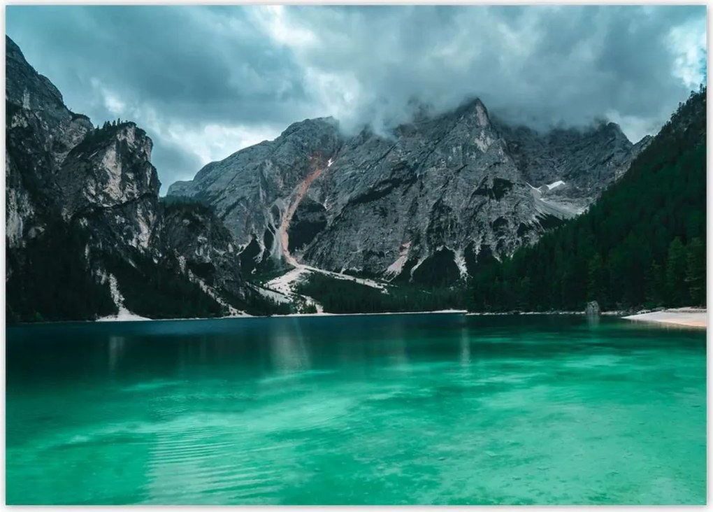 Poszterek 70x50 Hegyi tó Tájkép