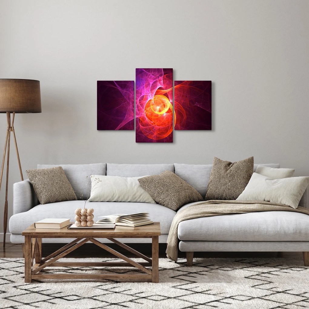 Modern absztrakt kép (90x60 cm)