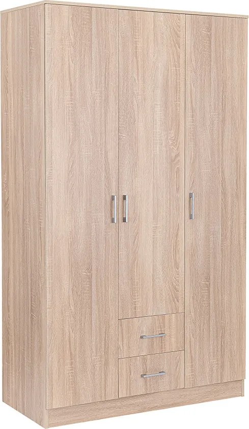 Miami gardróbszekrény 120x205 cm sonoma tölgy-sonoma tölgy