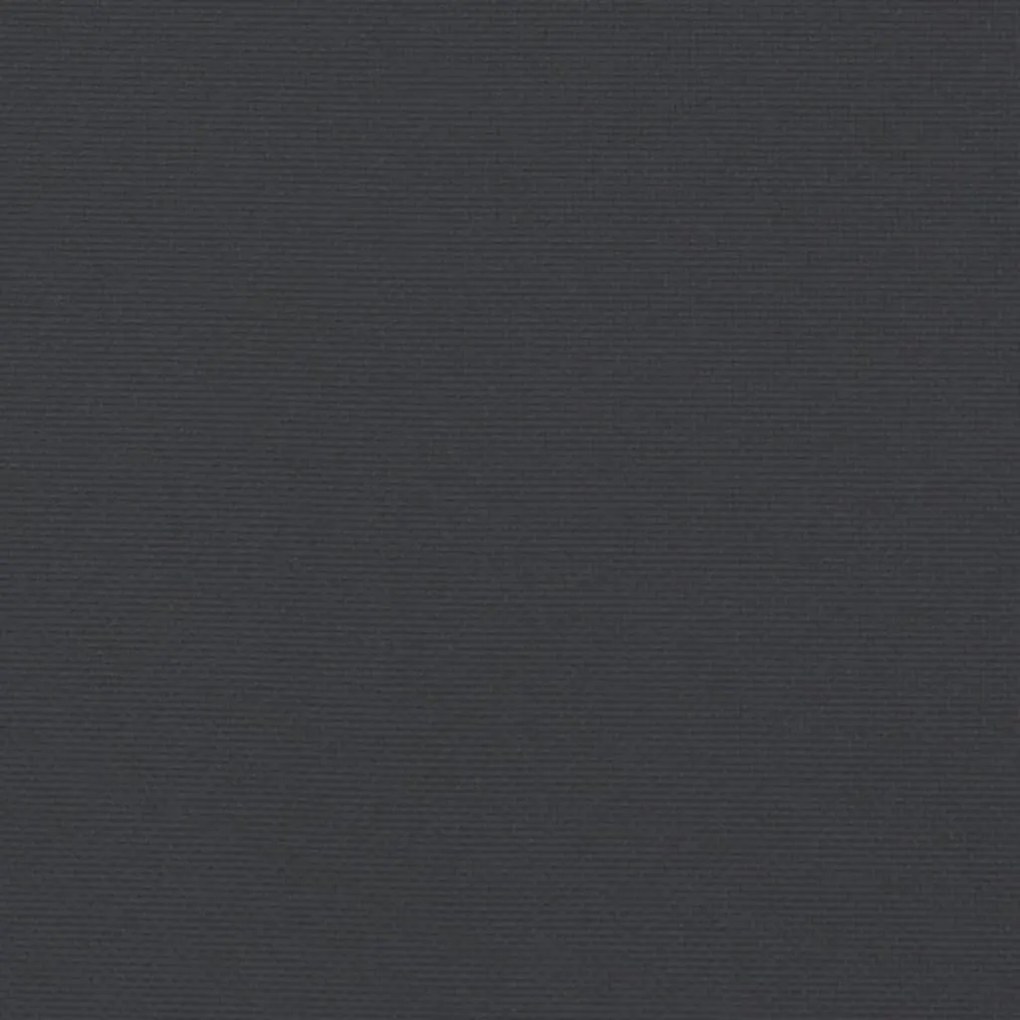 4 db fekete szövet kerti magas háttámlájú székpárna 120x50x3 cm