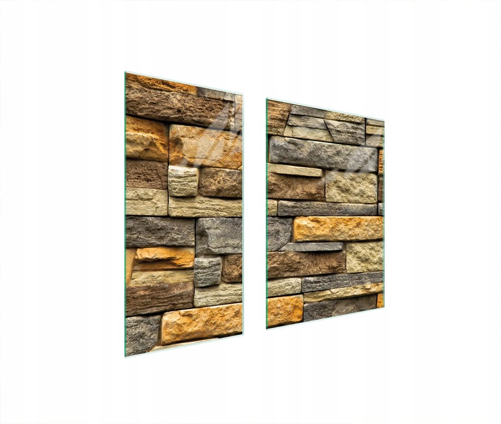 Üveg Védőlap Deszka 75x52 Tégla Edzett Üveg