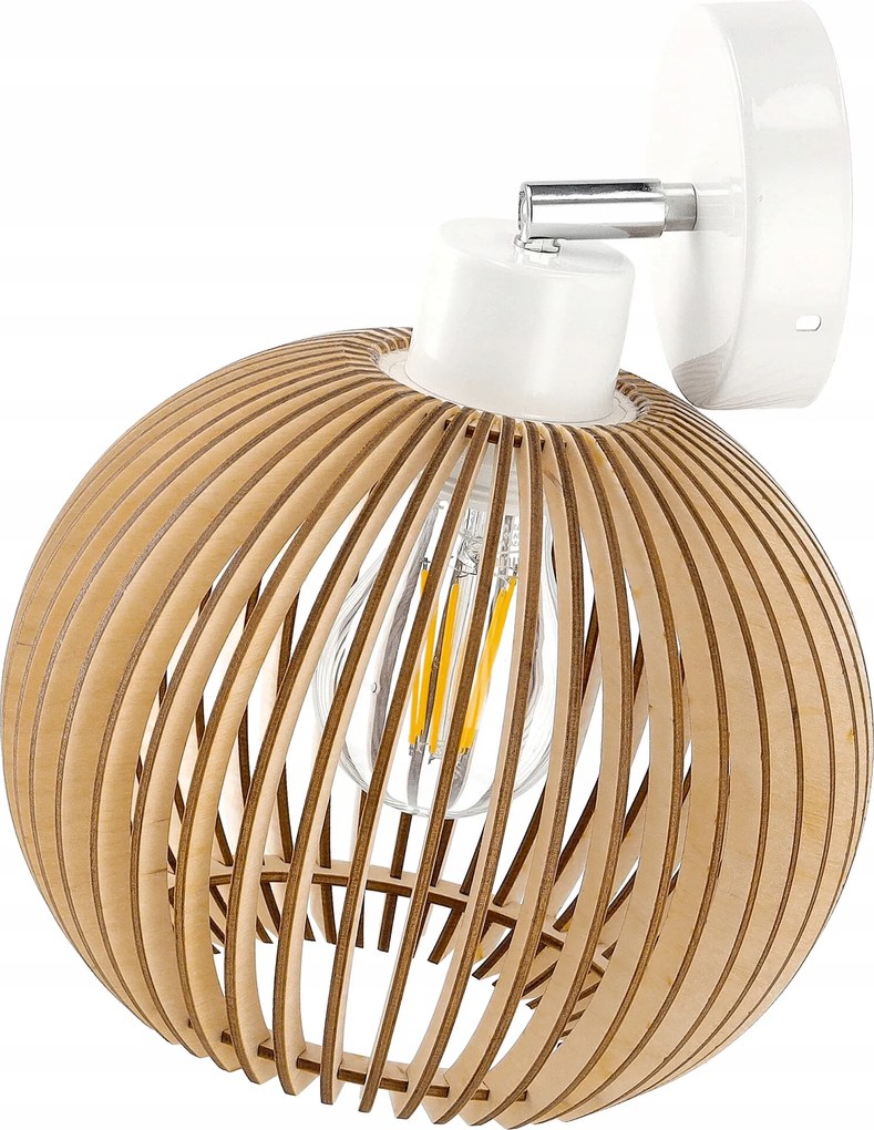 Mennyezeti Függőlámpa Fali Lámpa Fa Gömb Luca