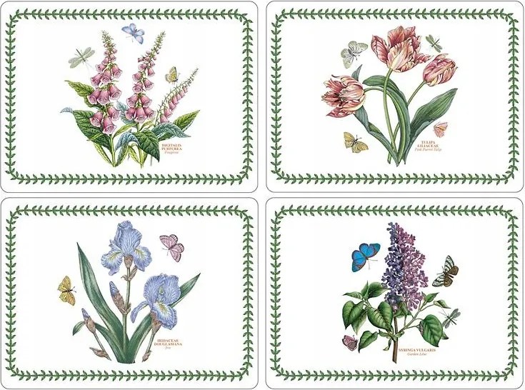 Parafa Alátétek Pimpernel Nagy Botanic Garden Virágok Szett 4 db-os