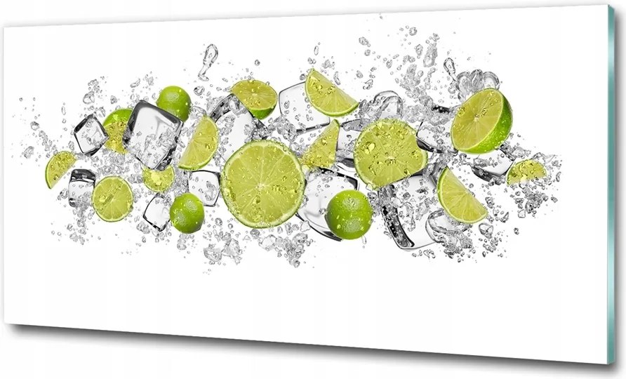 Fotótapéta üvegfalra Lime mentával 100x70