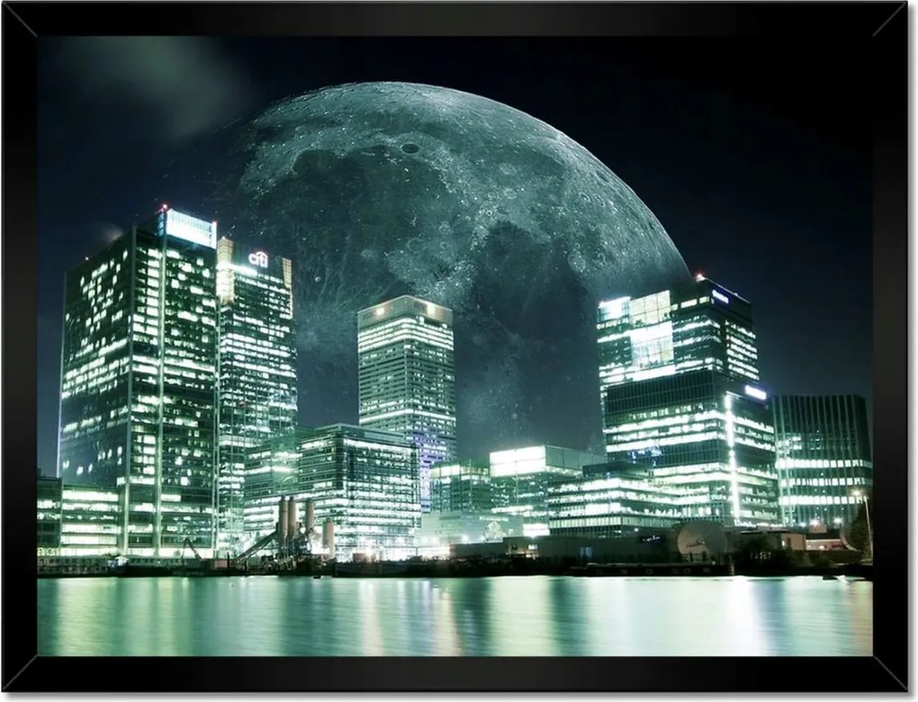 Poszterek keretben 40x30 Hold a város felett