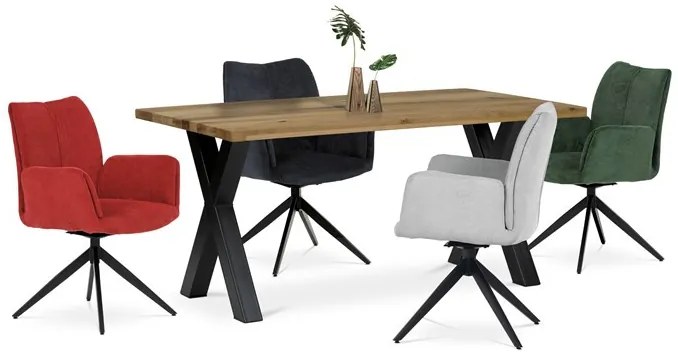 Tömör Tölgy Étkezőasztal 160×90 cm. DUB – DS-X160