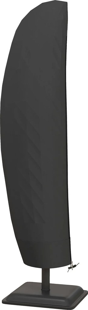 Outsunny Kerti Napernyő Huzat - Vízálló Oxford 600D Szövet Napernyő Huzat Cipzárral Külső Kerthez Ø56x220 cm Fekete | Aosom