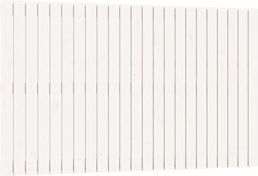 vidaXL fehér tömör fenyőfa fali fejtámla 147 x 3 x 90 cm