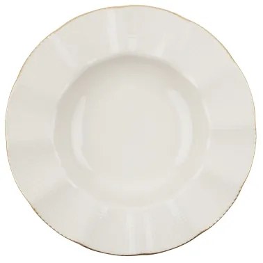 24 darabos étkészlet fehér/arany/porcelán