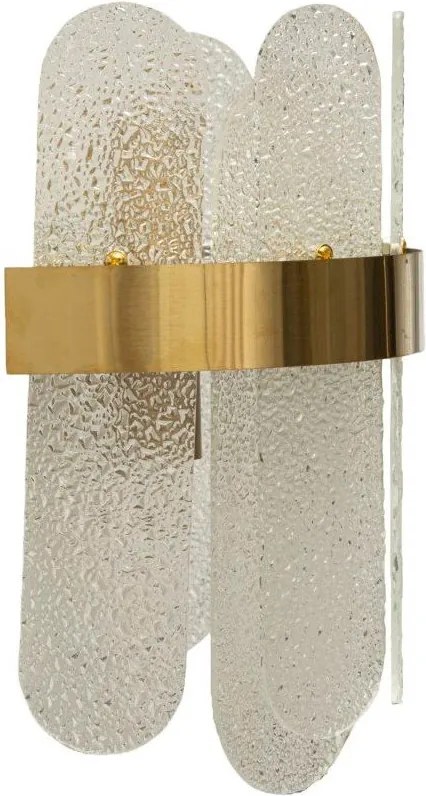 Aranyszínű üveg fali lámpa Gris – Mauro Ferretti