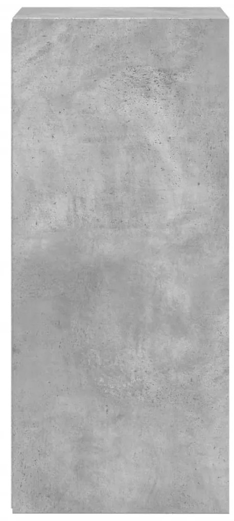 betonszürke szerelt fa tálalószekrény 40 x 41 x 93 cm