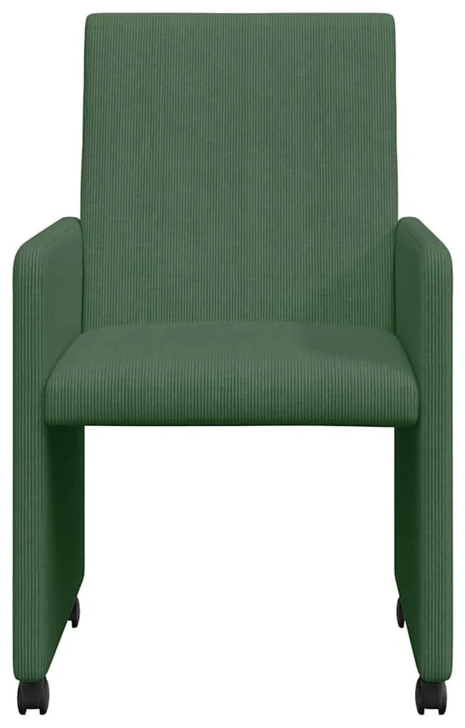 Kerekes Étkező Székek 2 pcs Szürke zöld 57 x 66 x 94 cm