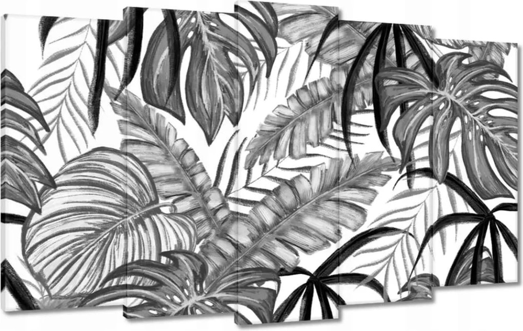 Vászonkép 100x60 Monstera Zöld levél