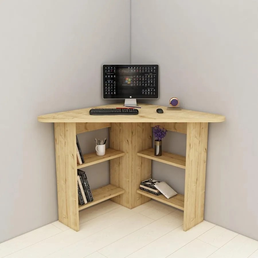 Íróasztal Corner - Sapphire Oak