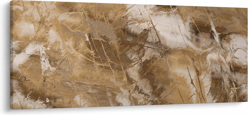 Kép - Barna absztrakció (120x50 cm)