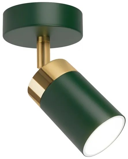 Brilagi - Fali spotlámpa POKER 1xGU10/25W/230V zöld