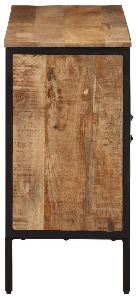 tömör nyers mangófa tálalószekrény 100 x 35 x 70 cm