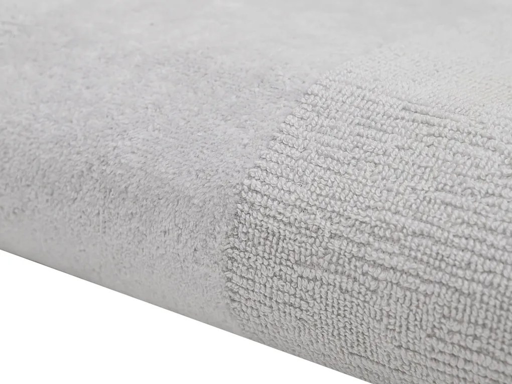 Fürdőlepedő CARRARA 70x140 cm világosszürke, 100% pamut