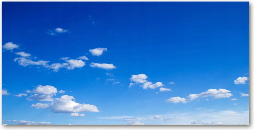 Fotó üvegkép Felhők az égen 140x70