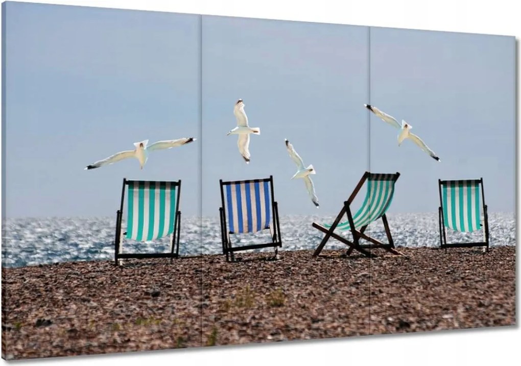 Festmények 120x80 A tengerparton