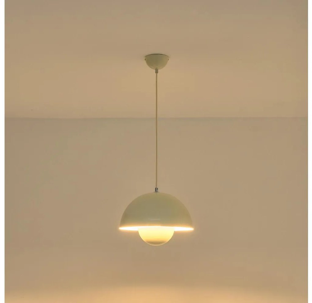 Eurolamp Csillár zsinóron 1xE27/15W/230V fehér EU0386