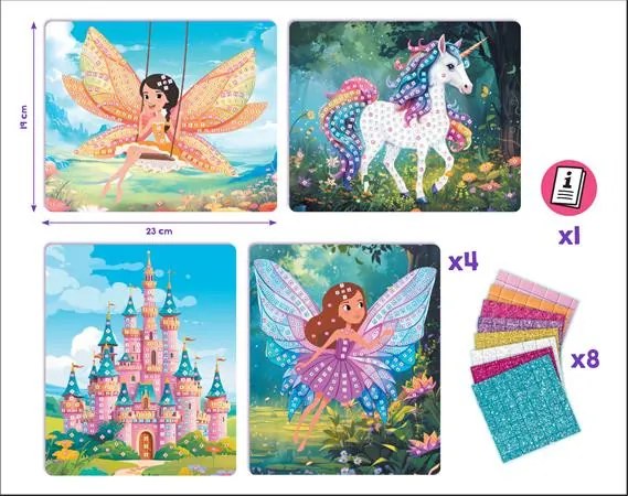 Mozaikos képkészítő, tündérvilág, MAPED CREATIV Mosaic Creations (IMAC906912)