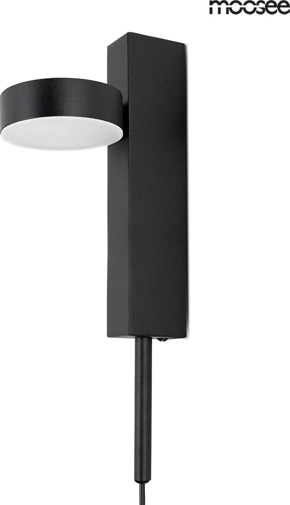 King Home MOOSEE CLARID BLACK MSE010400207 Fali lámpa 1x8W/LED 3000K 640LM IP20